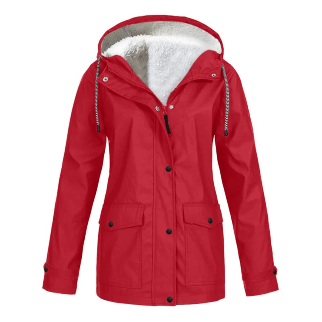 Variant image for Dam Fleecejacka Halvlång Vattenavvisande Fleece med Justerbar Passform-29