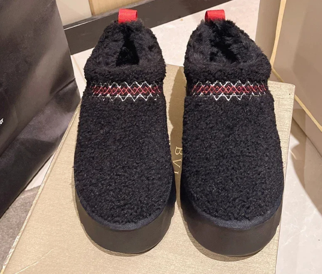 Vinterfleece Skor för Herrar med Gummisula och Halkskydd – Modern Design, Perfekta för Kalla Dagar 6