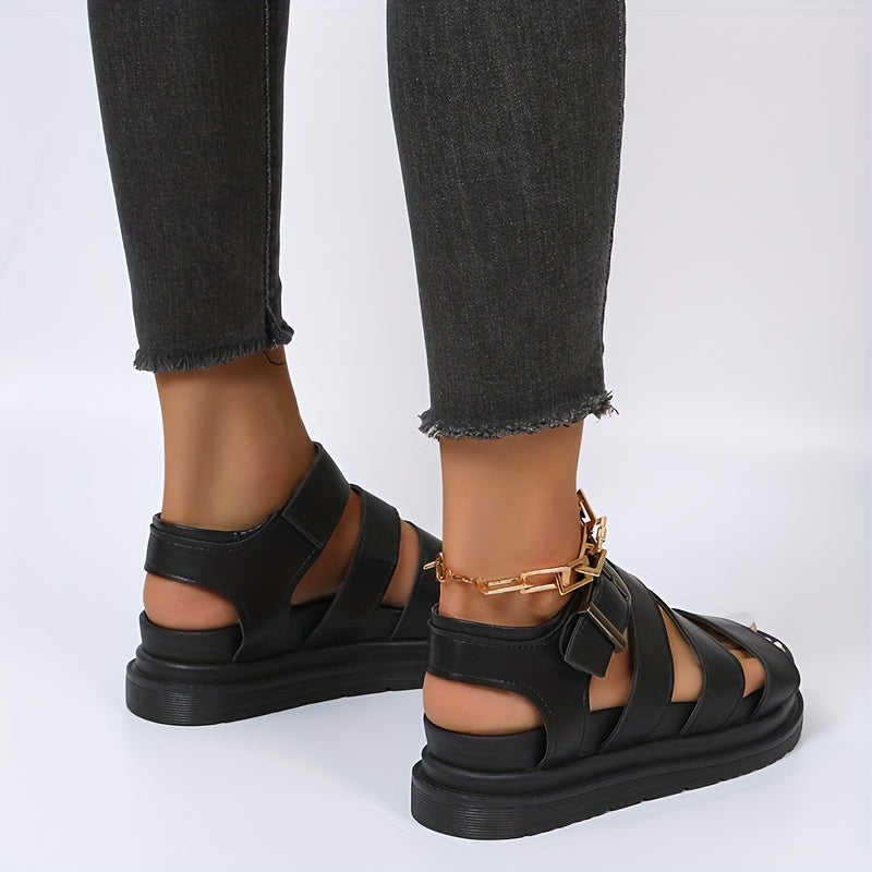 Dam Sandaler Elegant Design Syntetisk Läder 6