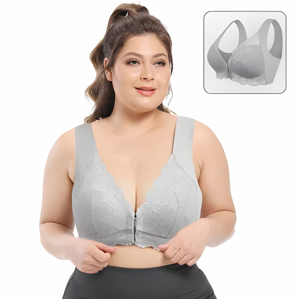 Dam Bralette BH Trådlös Spets Polyamid 9