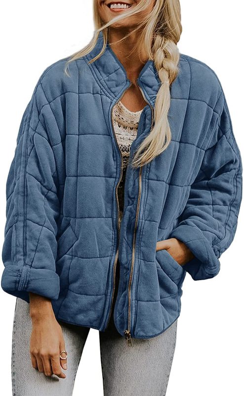 Damjacka Sportig Fleece Varm och Bekväm Jacka för Dam-1