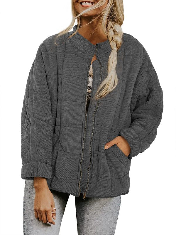 Variant image for Damjacka Sportig Fleece Varm och Bekväm Jacka för Dam-2
