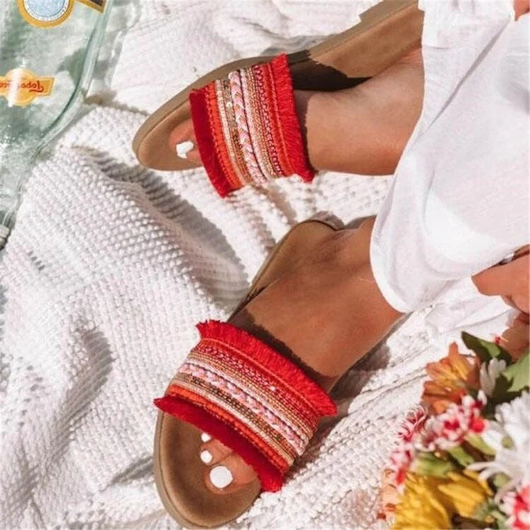 Dam Flip-Flops Chic Syntetisk Design Komfortabel och Stilren-3