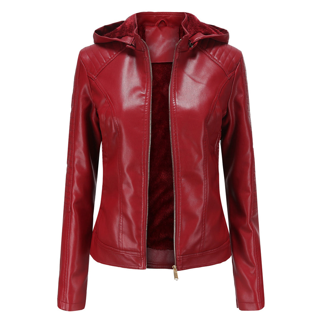 Vinterjacka Dam Elegant Design Polyester Lång Vinterjacka 10