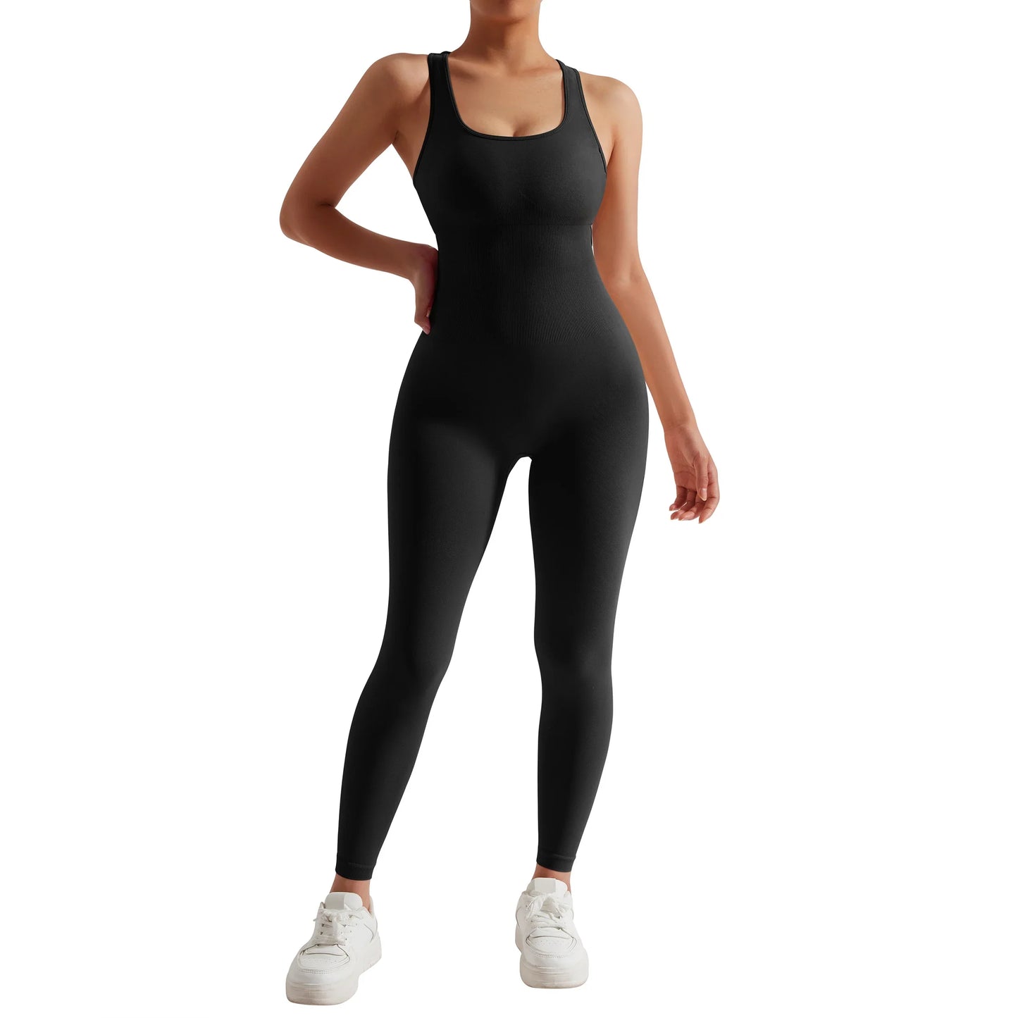 Variant image for Pojke Jumpsuit Enfärgad Polyester Ärmlös Med Hålig Design-33