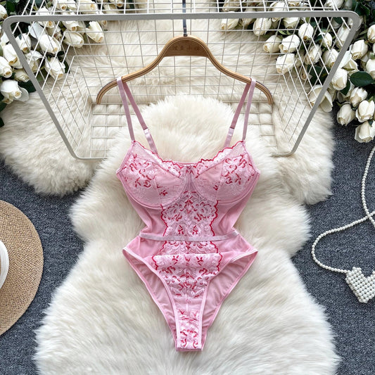 Dam Bodysuit Imponerande Design Polyester-1