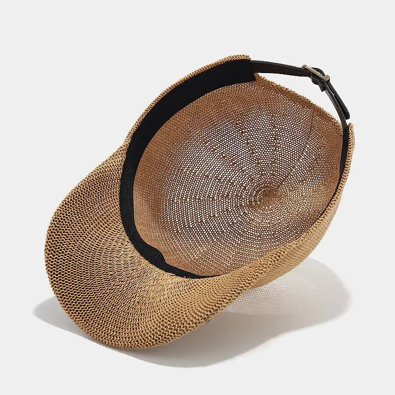Dam Solhatt Elegant Vevda Fibrer UV-skydd 4
