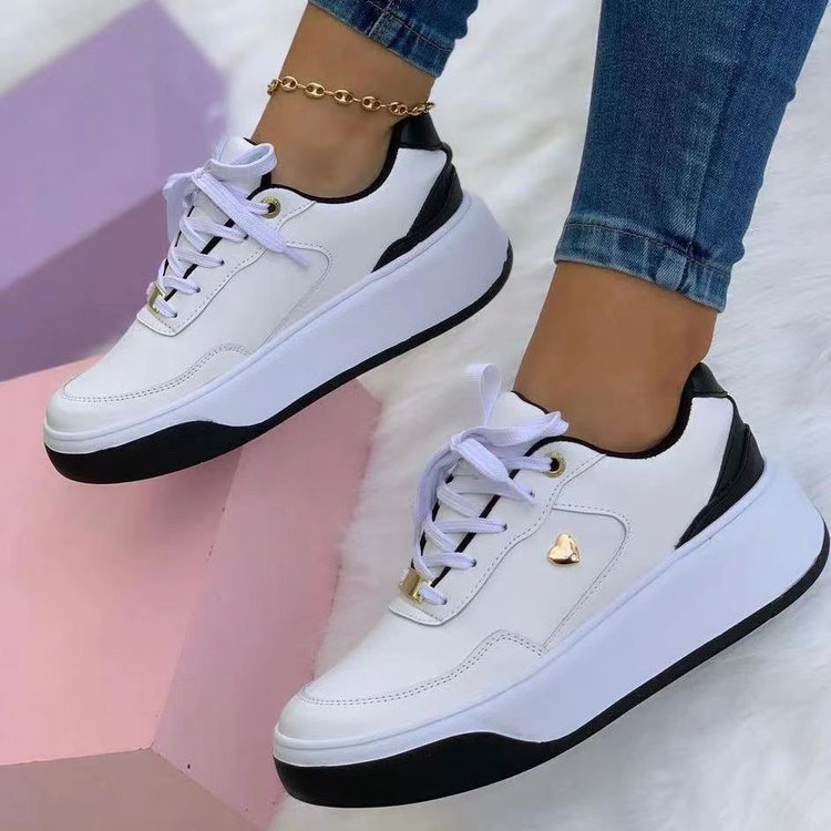 Dam Sneakers Modern Design Voluminös Sula Textil och Syntet-2