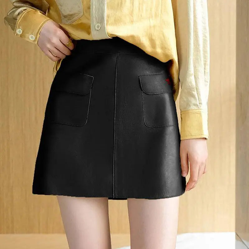 Damkjol Casual A-linjeformad Polyester-5