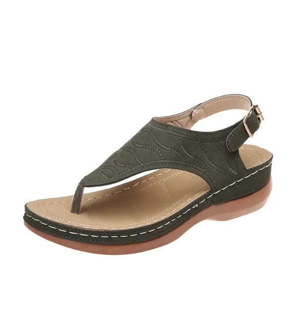 Variant image for Dam Sandaler Öppen Tå Justerbar Bälte Syntetiskt Läder-17