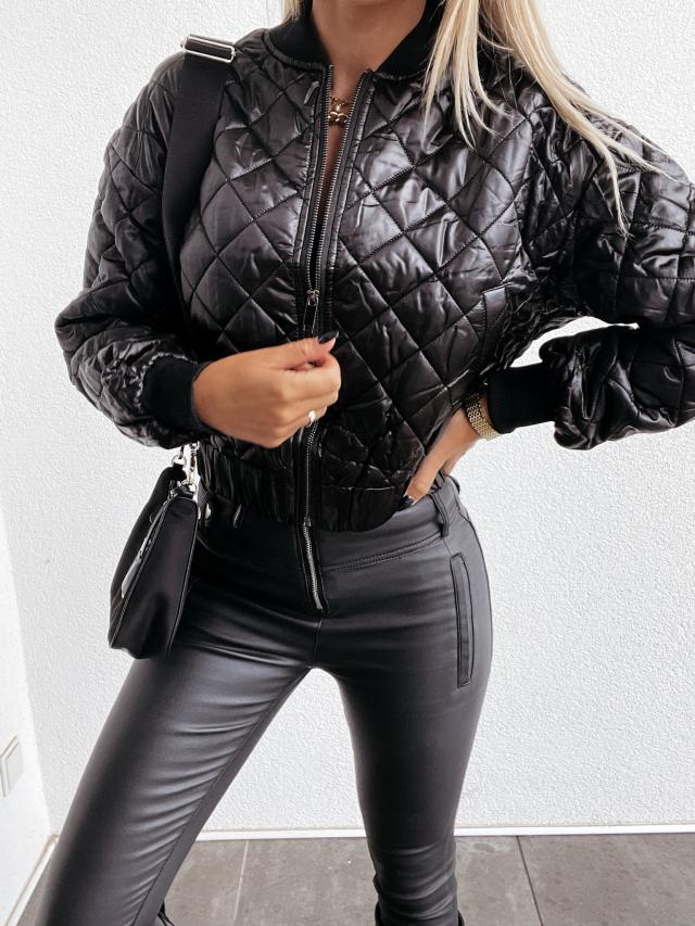 Damjacka Quiltad Mjuk Polyester för Kalla Dagar-3