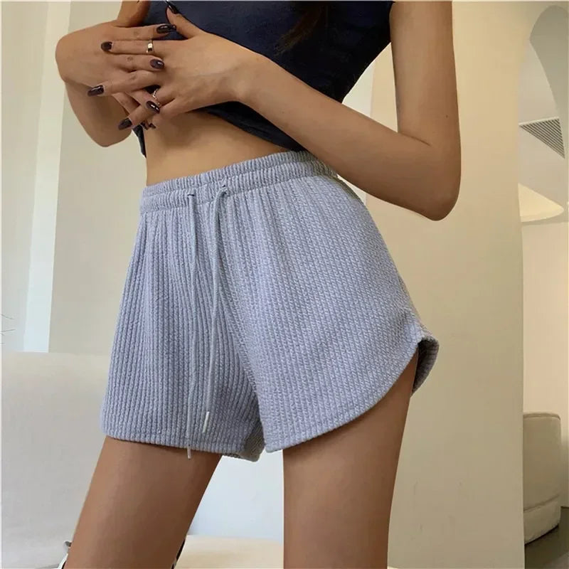 Herr Shorts Avslappnad Bomull med Elastisk Midja-3