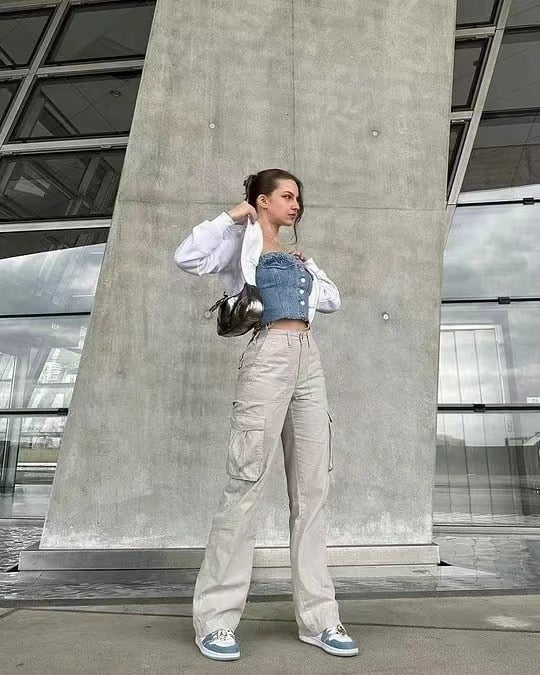 Herrbyxor Raka Fit Elastisk Material för Komfort och Stil-2