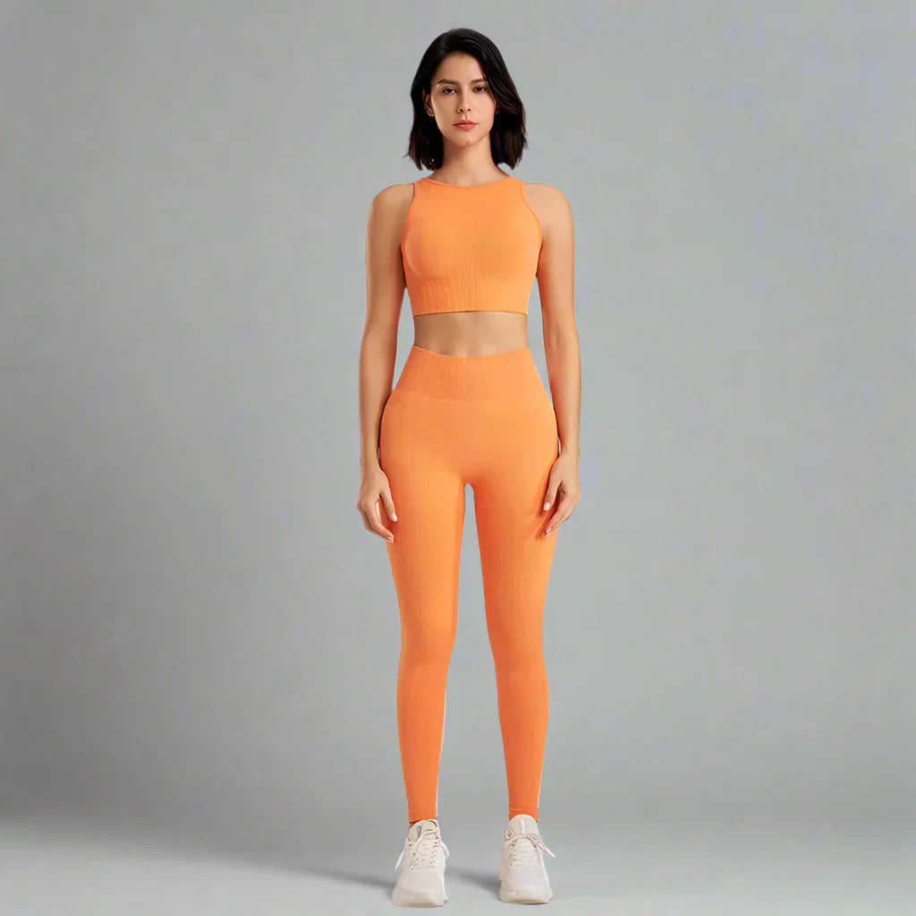 Variant image for Dam Leggingsset Yoga Flexibel Andningsbart Material-25