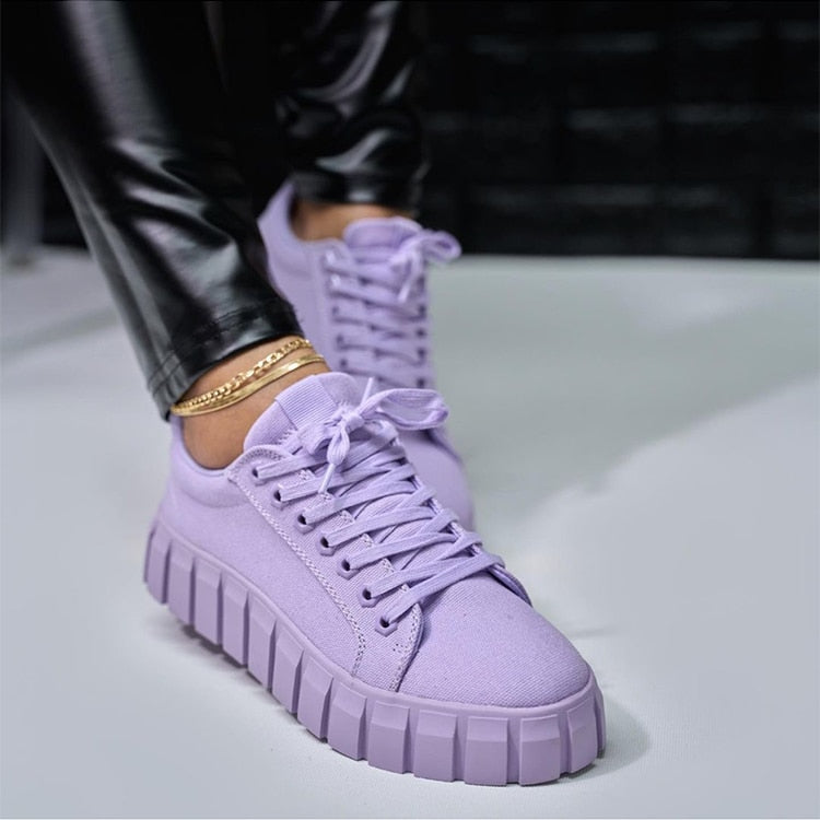Variant image for Sportskor Dam Hög Axel Tjock Sula Syntetisk Textil Sneakers-34