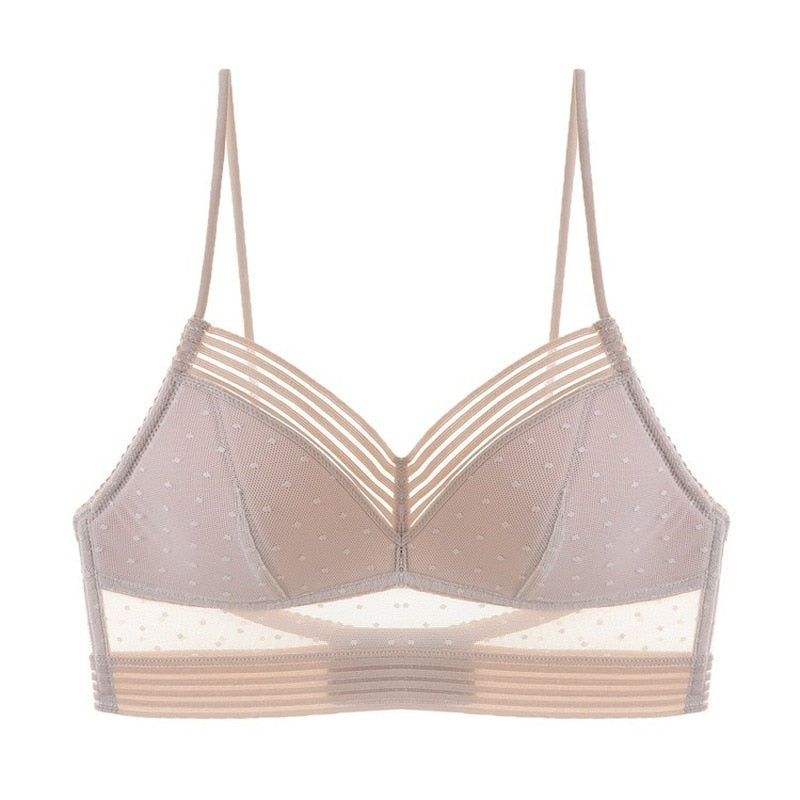 Damen BH UltraComfort mit Lågryggstil und Polka-Dot Mesh – Leicht und Atmungsaktiv für Sommeroutfits 10