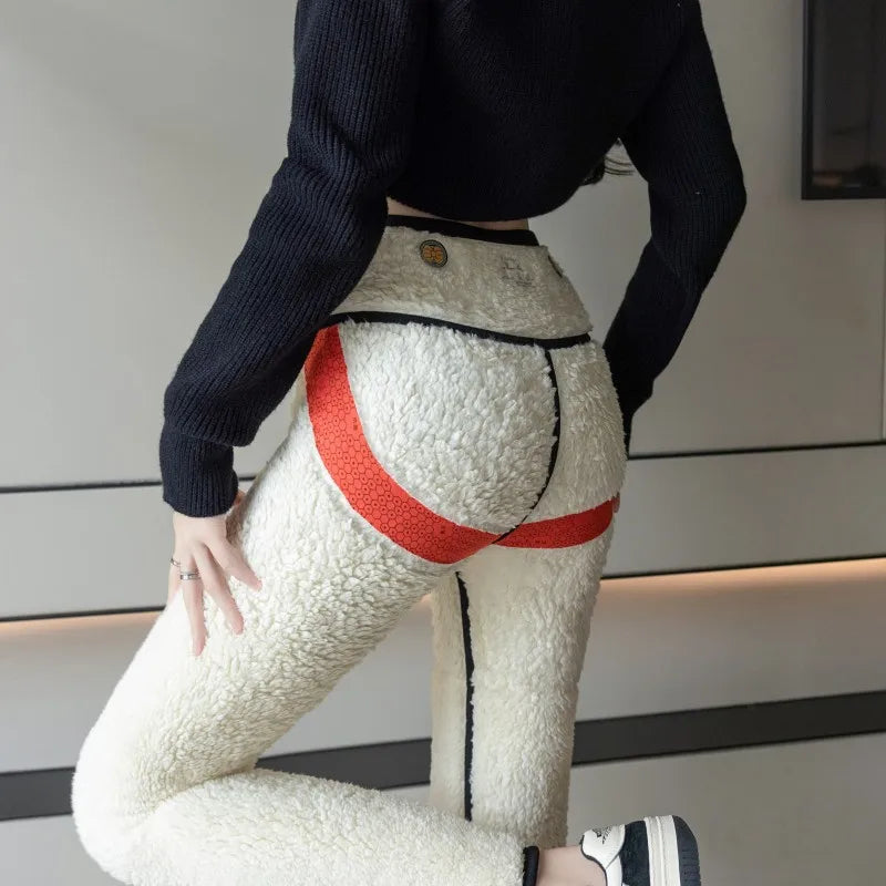 Variant image for Damleggings Hög Midja Sömlös Fleece Stretchmaterial-13