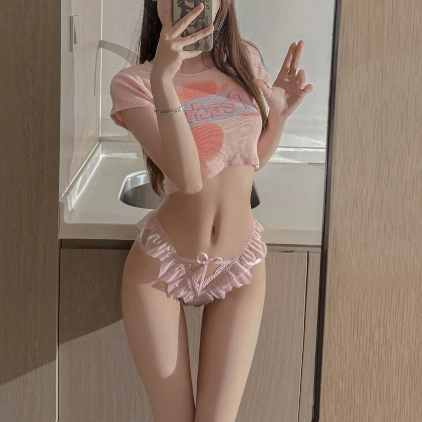 Variant image for Damunderkläder Set Snygga Trosor i Bomull och Nylon för Damer-2