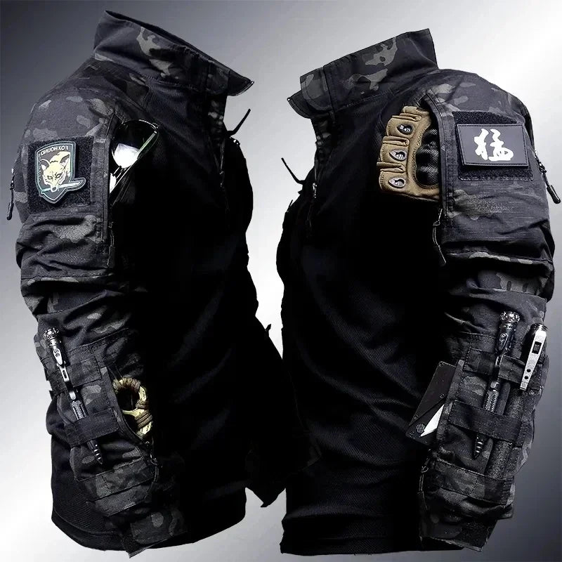 Variant image for Herrar 2-delad Taktisk Set Syntetiskt Material för Utomhusbruk-17