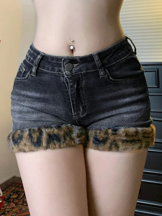 Dam Shorts Elegant Polyester och Bomull-1