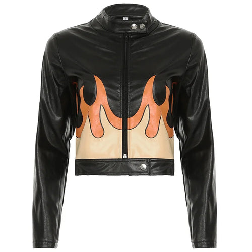 Dam Rock Set Elegant Syntetiskt Läder Spandex-1