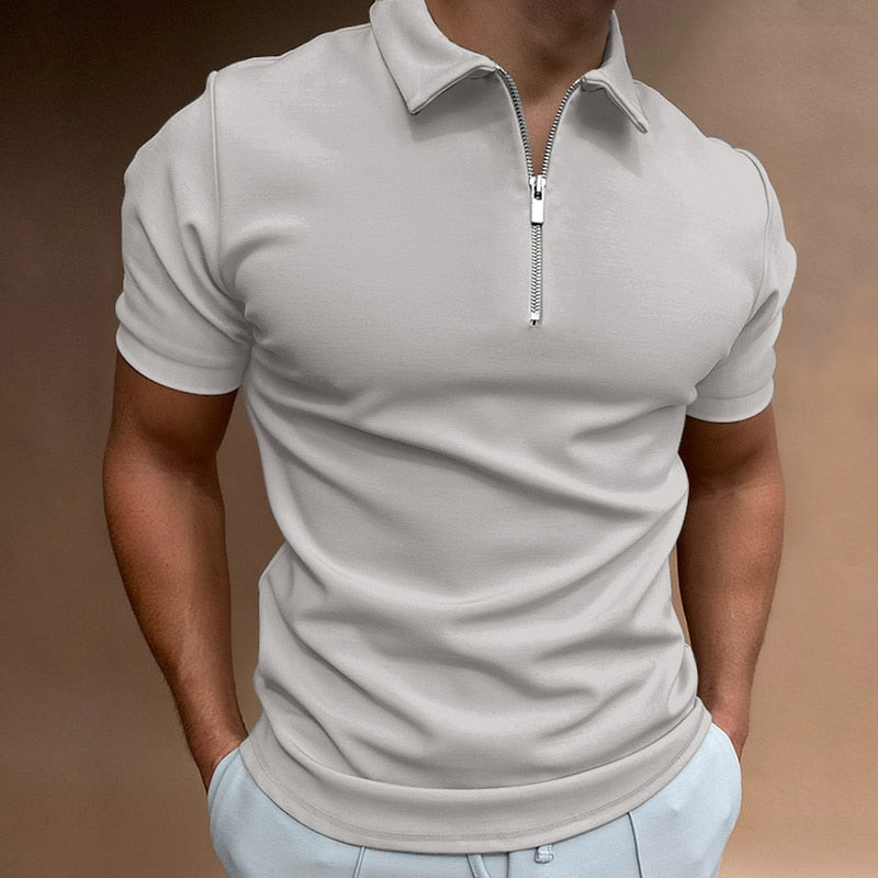 Variant image for Herr Zip-Polo Trendig Polyester-37