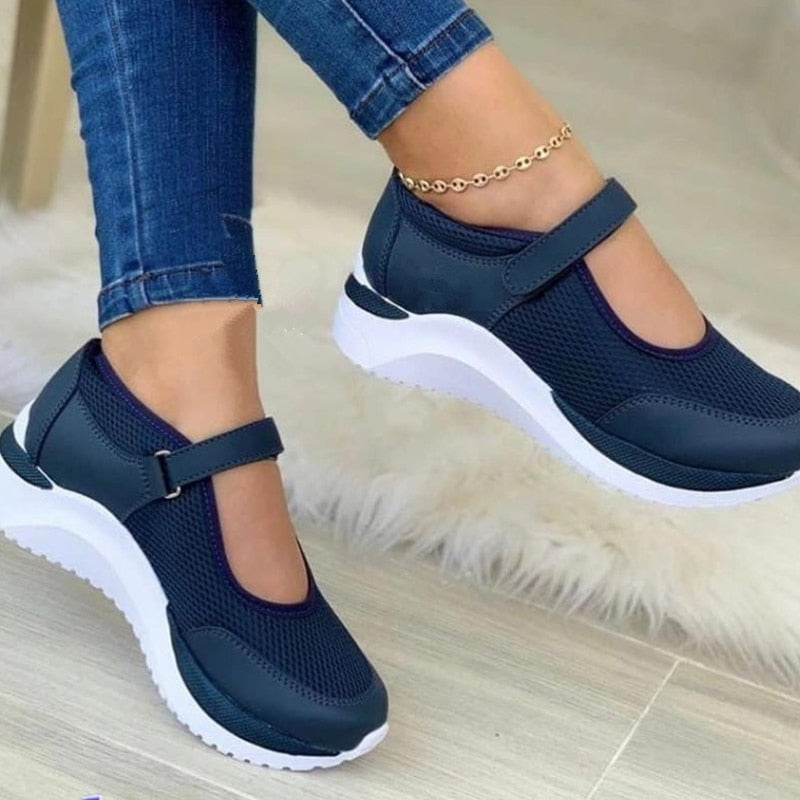 Variant image for Kvinnors Ortopediska Sneakers Ergonomisk Syntetmaterial-3