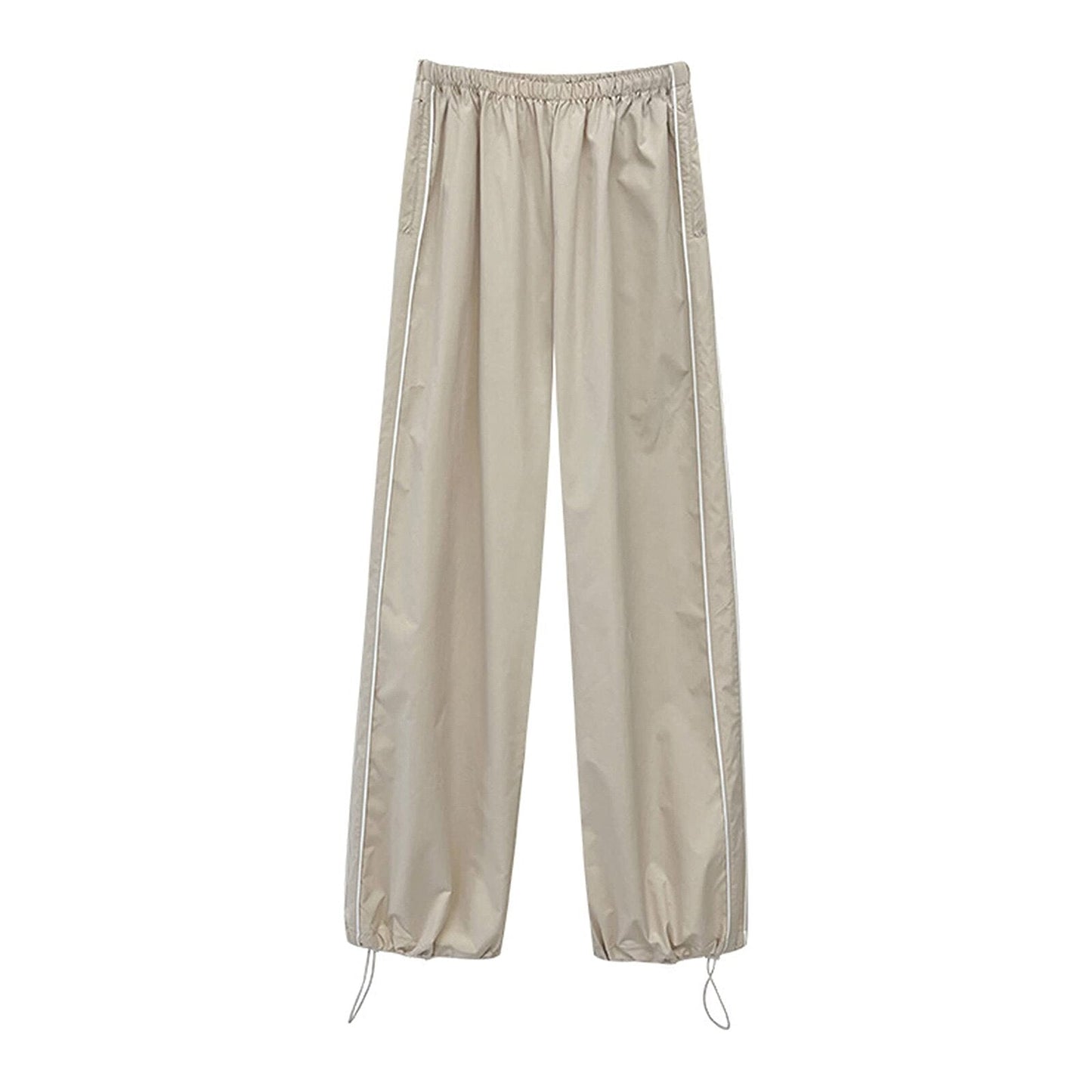 Variant image for Damlastbyxor Y2K Elastiska Låg Midja Polyester-9