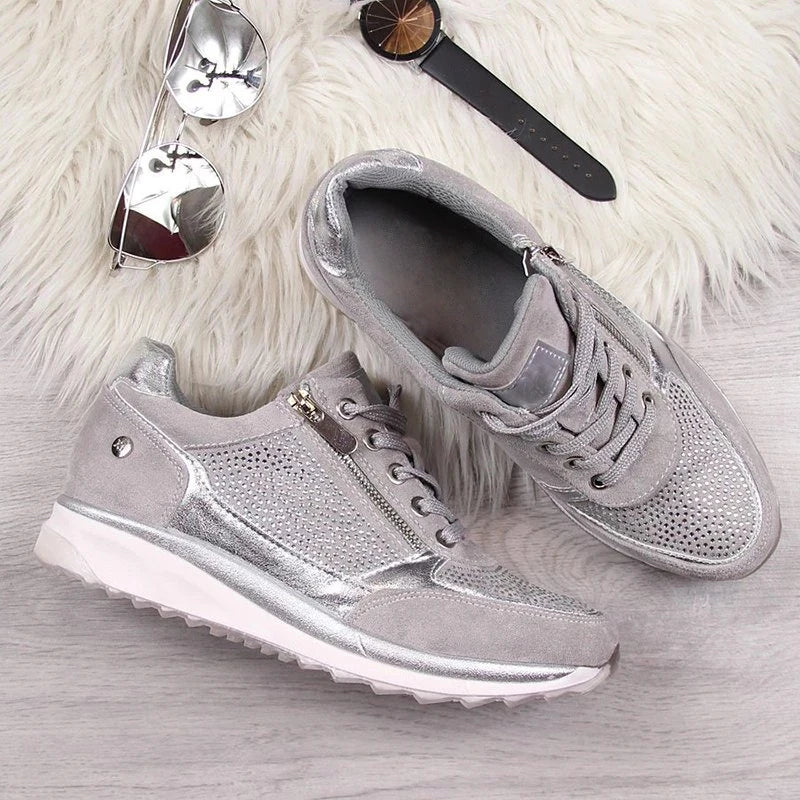 Kvinnors Sneakers Trendig Design Lätt Material-4