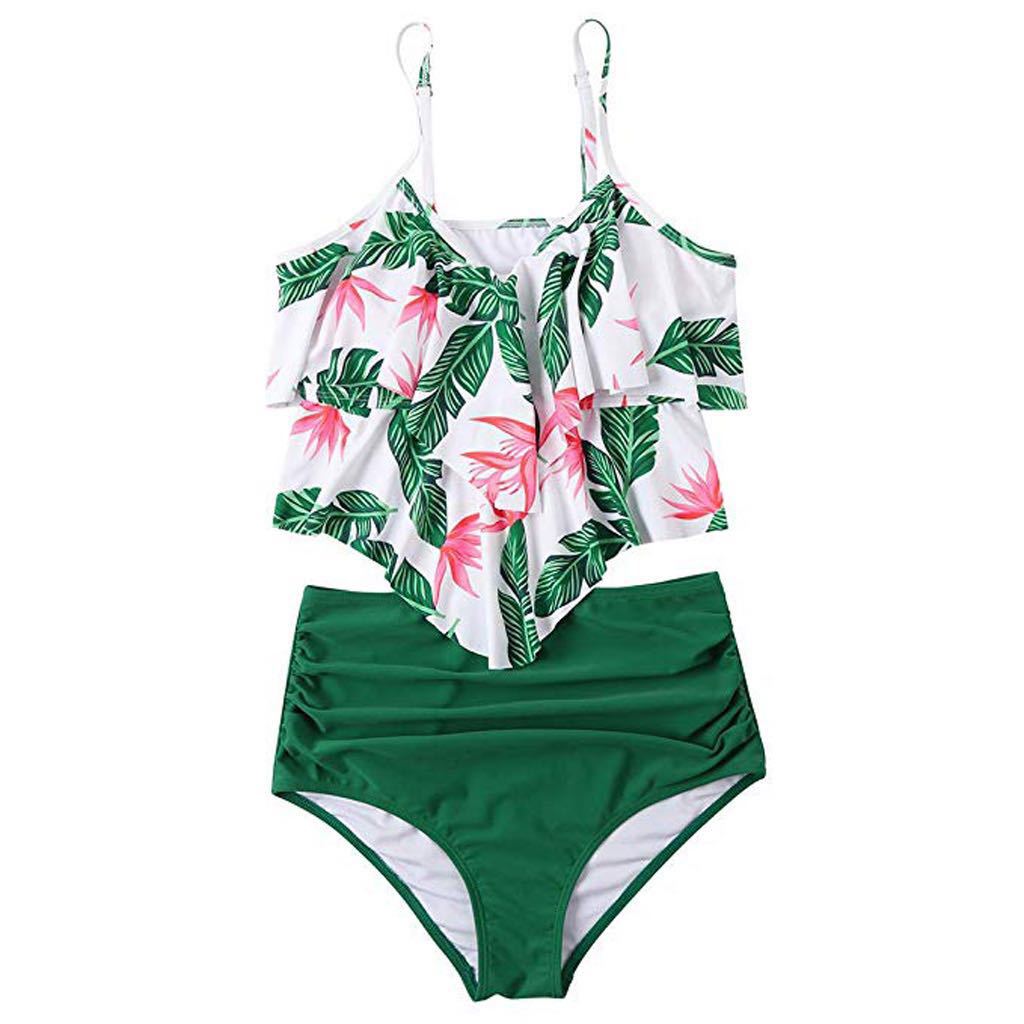 Dam Hög Midja Bikini Vattenavvisande Material 5