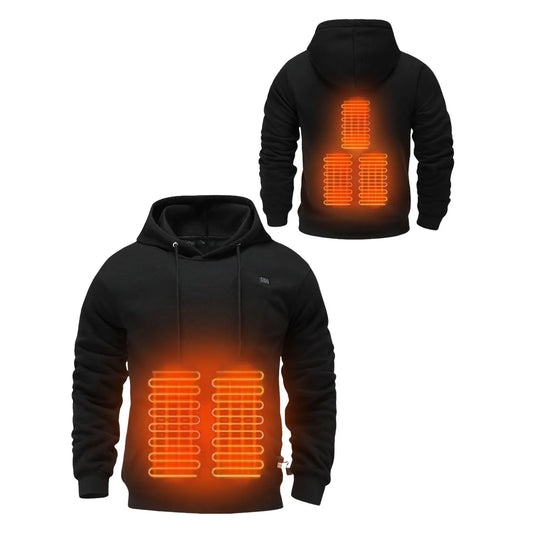 Hoodie Herr med USB-Uppvärmning Polyester för Kalla Vinterdagar 1