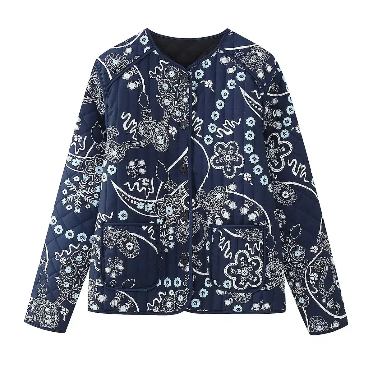 Damjacka Mångsidig Design Polyester för Dam - Modern och Slitstark Jacka-3