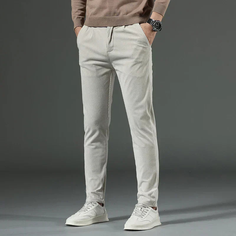 Variant image for Herrbyxor Cordhose Mjuk Kvalitet Avslappnad Design-8