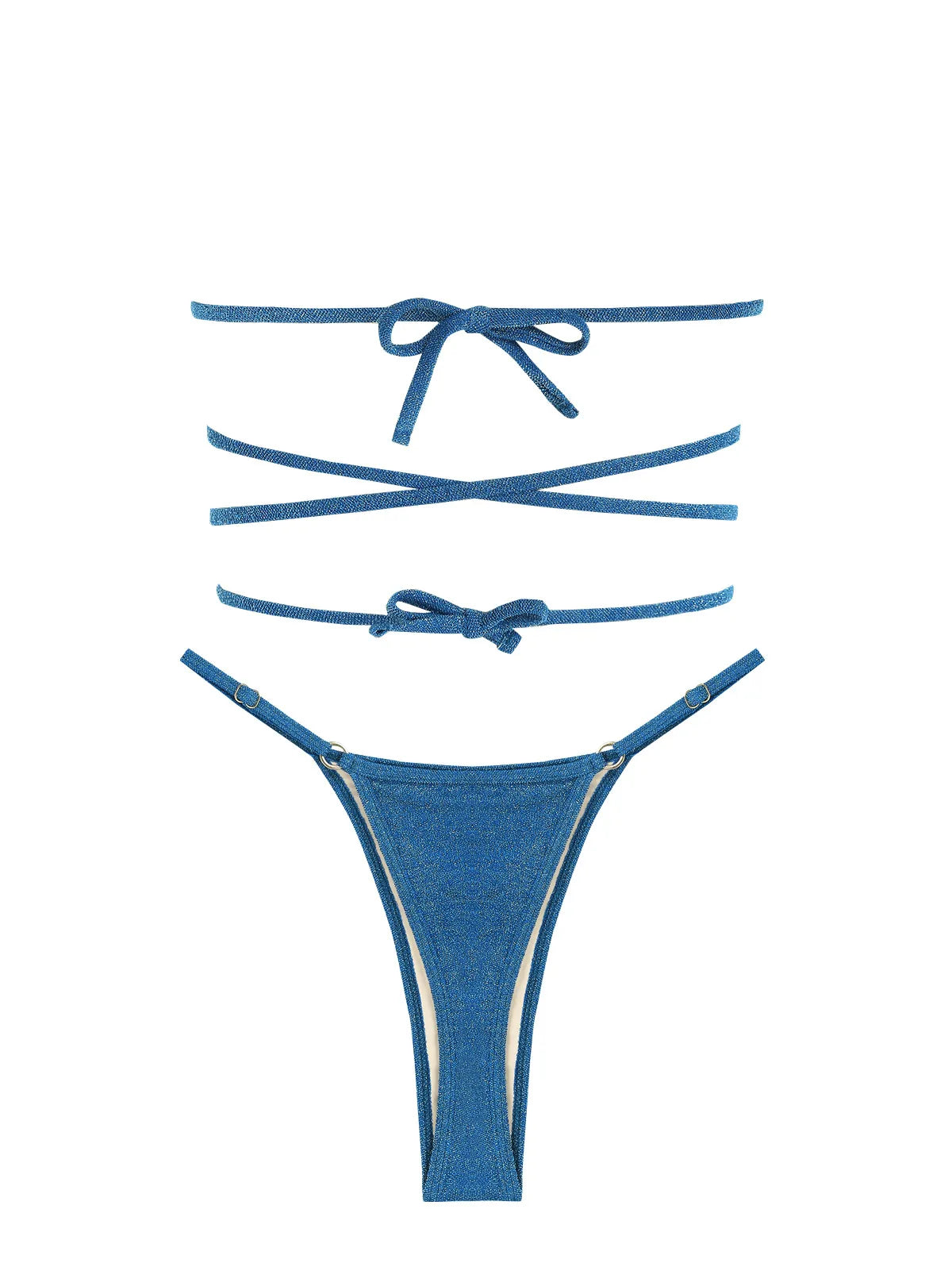 Damernas Bandeau Set Stödjande Polyester Spandex-4