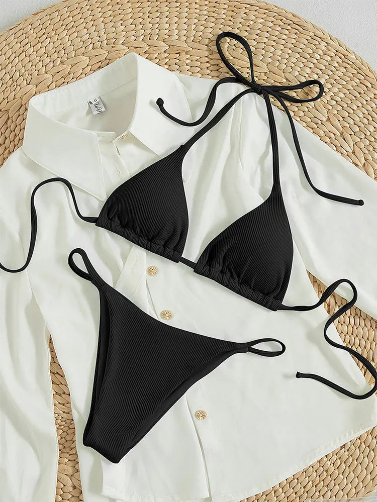 Variant image for Dam Tvådelad Bikini Trendig Design Hållbart Material-5
