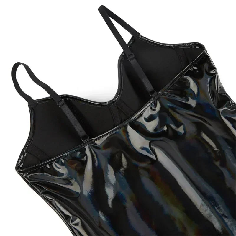 Kvinnors Bodysuit Flair Polyester Spandex 6