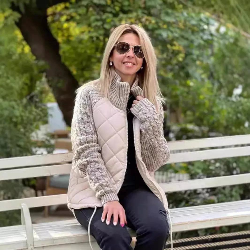 Lång Vinterrock Dam i Polyester med Avslappnad Passform och Elegant Design – Perfekt för Kalla Dagar 1