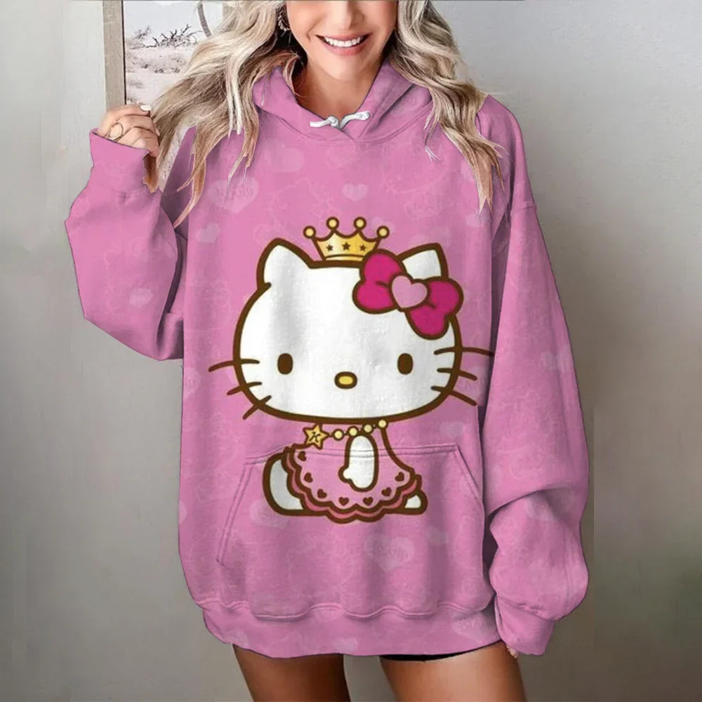 Variant image for Lång Hoodie Dam Mysig Design Högkvalitativt Material-64