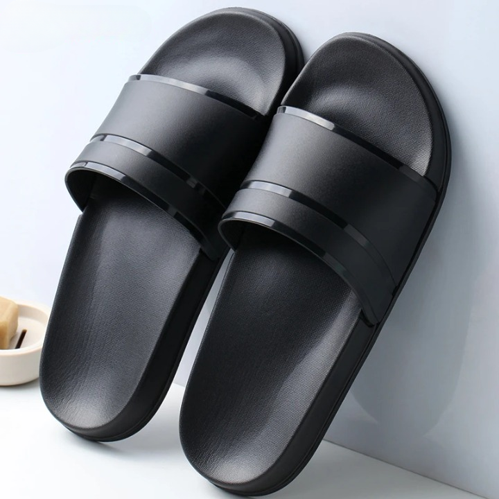 Dam Sandaler Platta Läder Bekväm Design-1