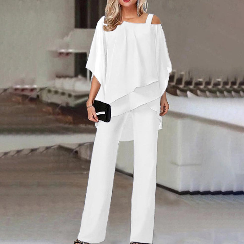 Dam Tvådelat Set Elegant Polyester 1