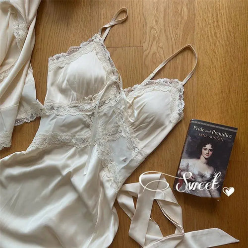 Dam Nattklänning A-linjeformad V-ringad Silke Polyester-1