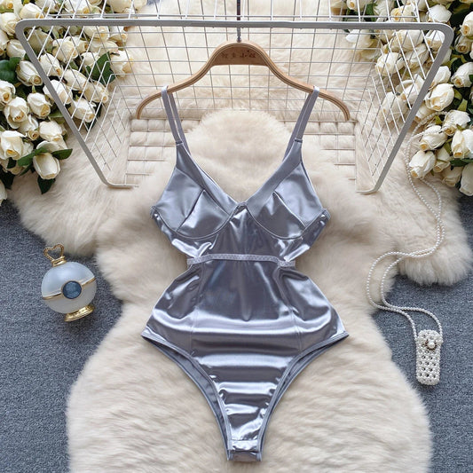 Dam Bodysuit Enkel Design Polyester 1