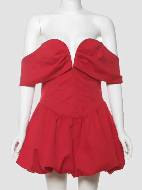 Dam Miniklänning Modern Polyester Spandex-1