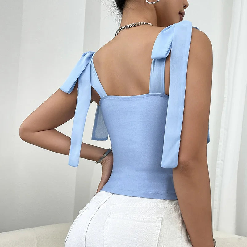 Dam Bustier med Loop-applikation i Polyester och Spandex – Elegant och Bekväm för Vardag och Fest 2