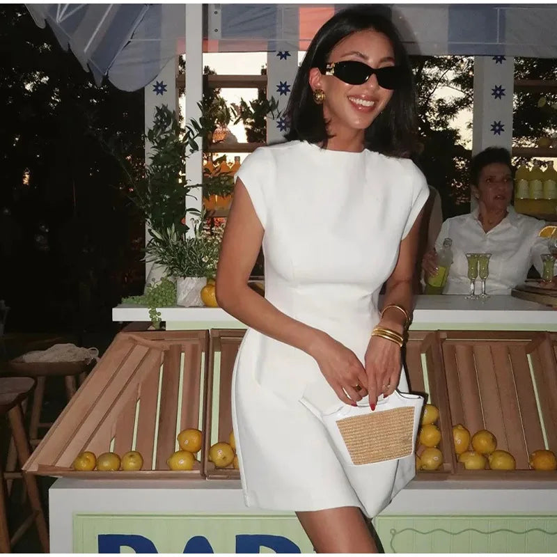 Dam Klänning Mini Figurformad Polyester för Fina Dam Klänningar-6