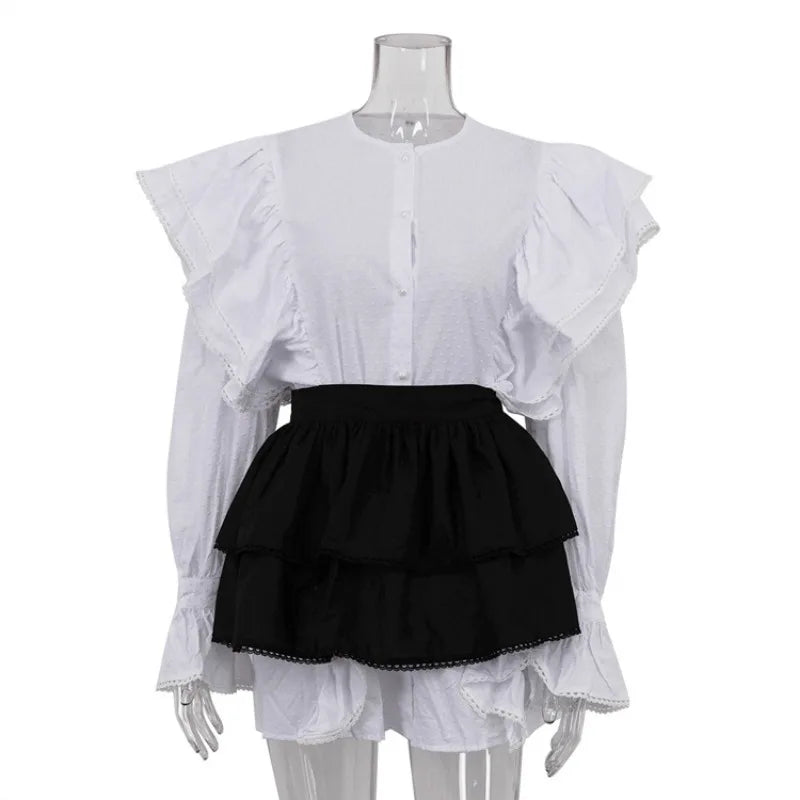 Damer Miniklänning Lapptäckdesign Polyester Spandex-6