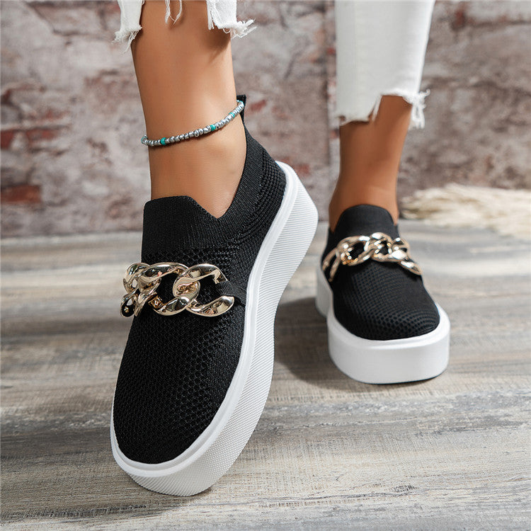 Variant image for Dam Sportskor Trendiga Syntetiska Sneakers med Bekväm Sula-1