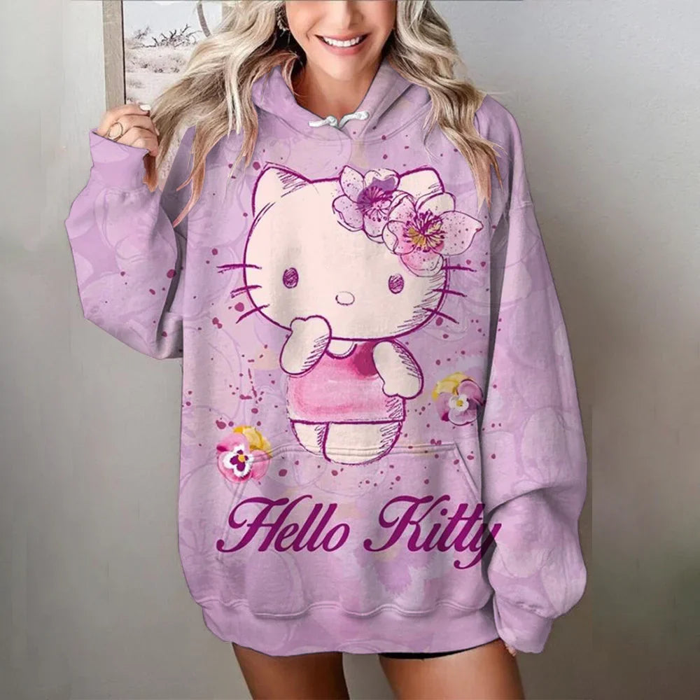 Variant image for Lång Hoodie Dam Mysig Design Högkvalitativt Material-50