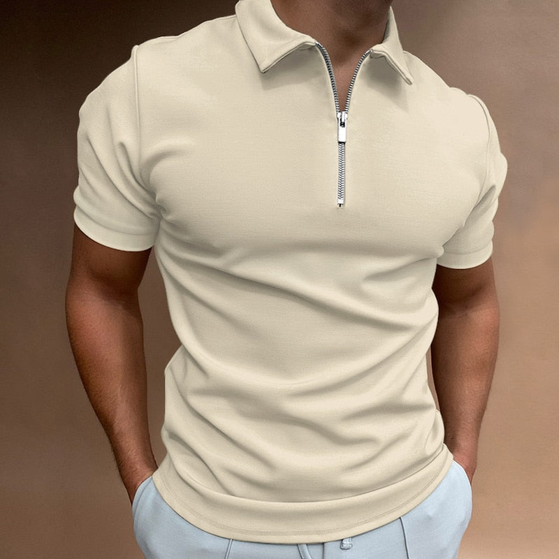 Variant image for Herr Zip-Polo Trendig Polyester-31