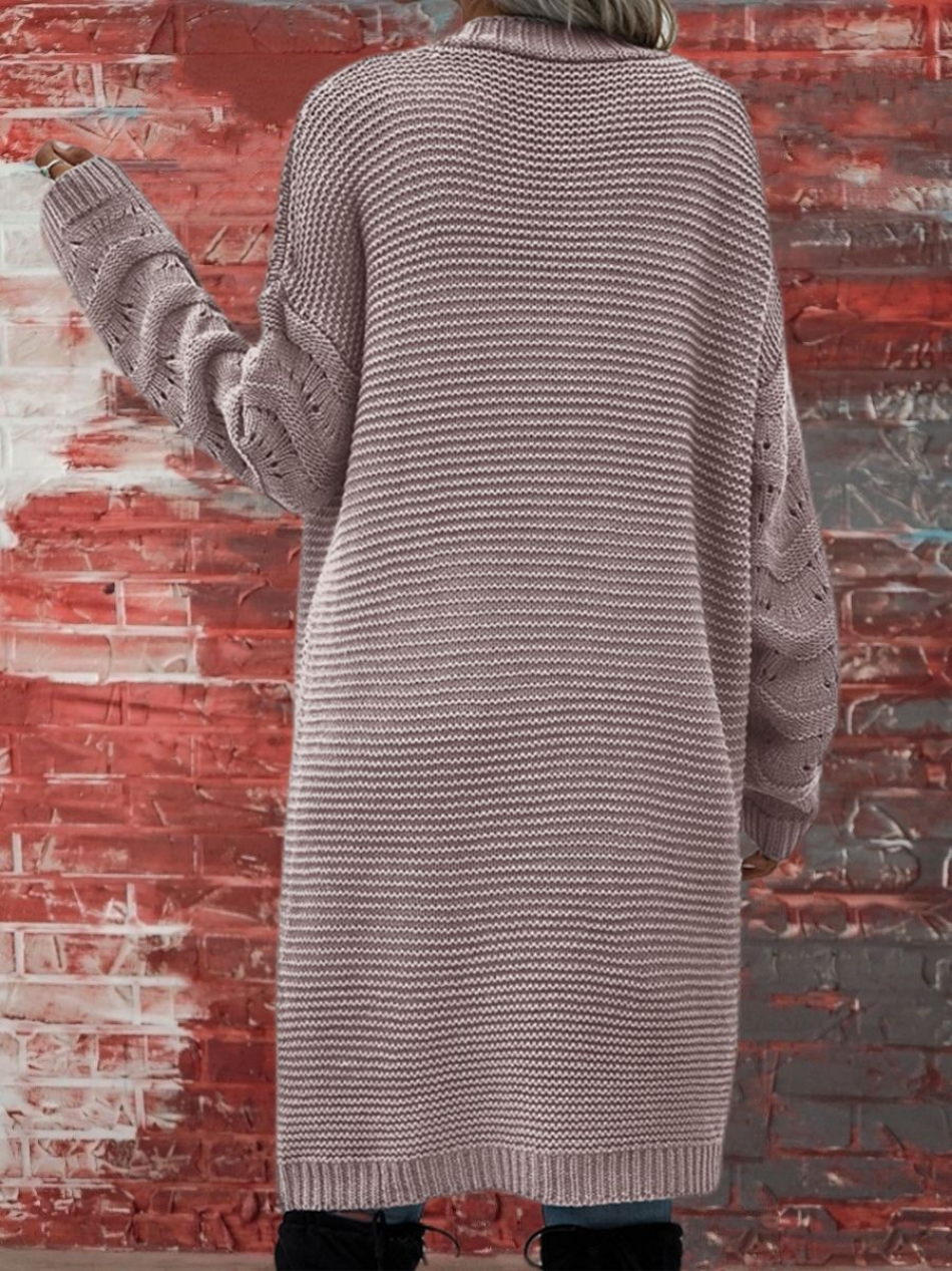 Stickad Väst Dam i Mjuk Fleece - Trendig Väster för Avslappnad och Formell Stil, Finns i Flera Storlekar 12